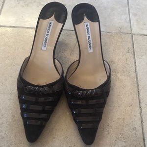 Manolo Blahnik mules